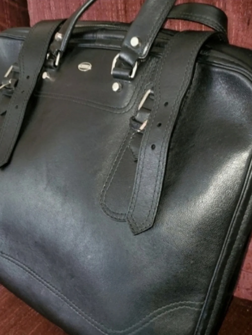 BALENCIAGA Black Beauty Travel Bag leather suitcase carry on luggage Overnight - Picture 14 of 14
